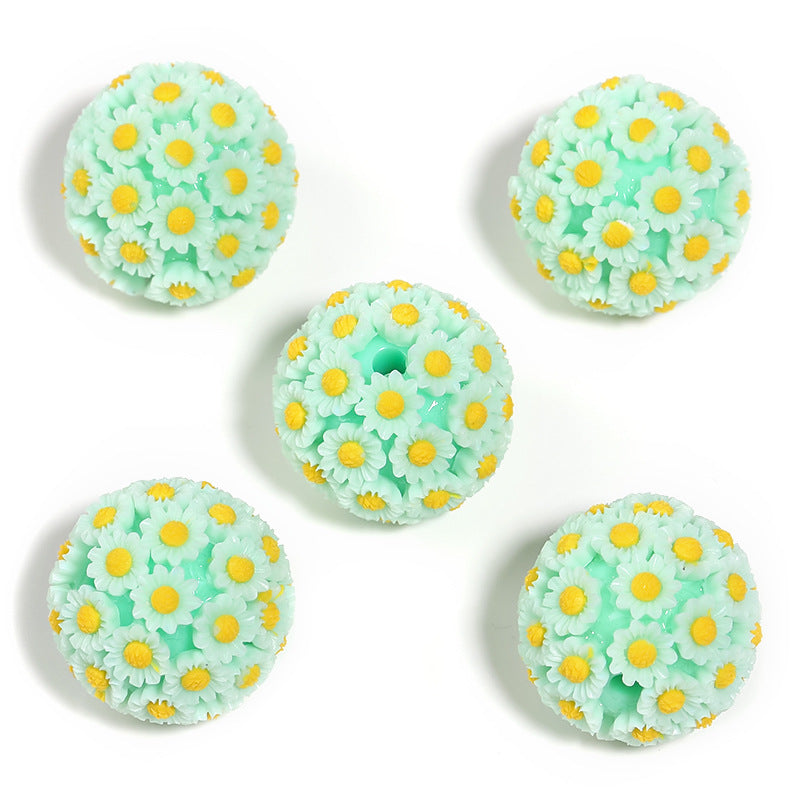 Wholesale 10PCS DIY Acrylic Flower Ball Balls